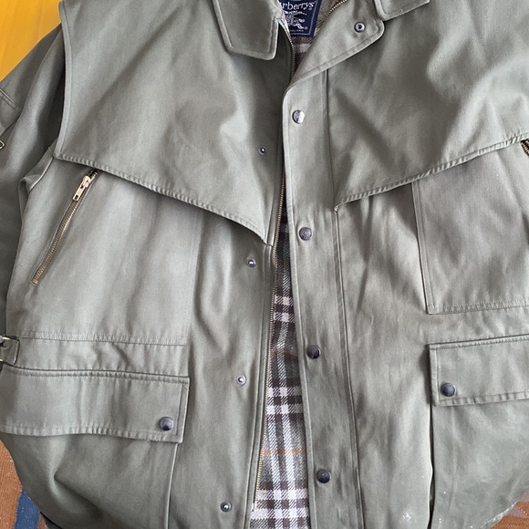 Men’s Burberry (read description) wool lined canvas trench - Picture 8 of 12